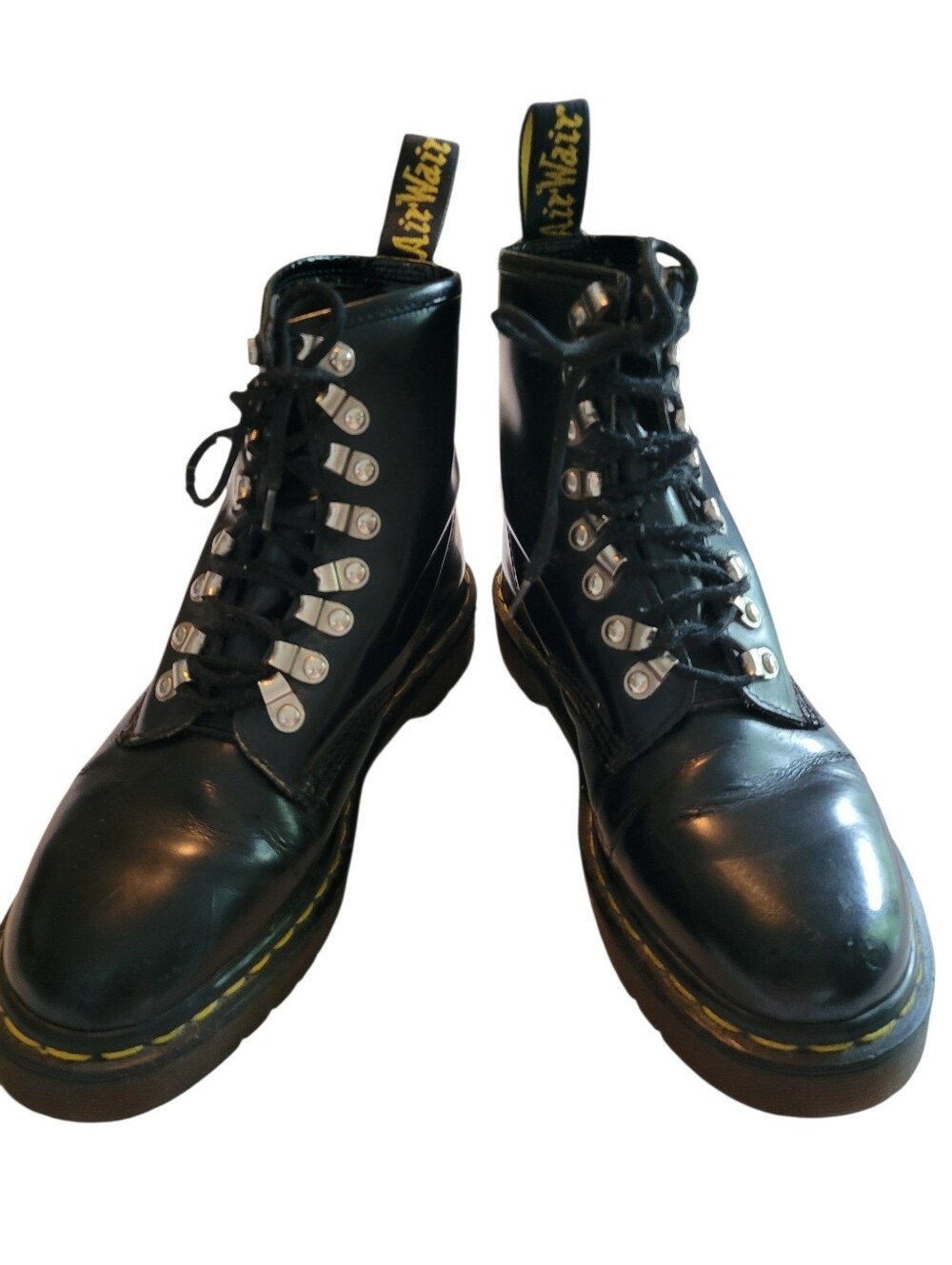 Dr. Martens 8217 Lug Sole Platform Combat Hiker Boots UK 6 Womens 8